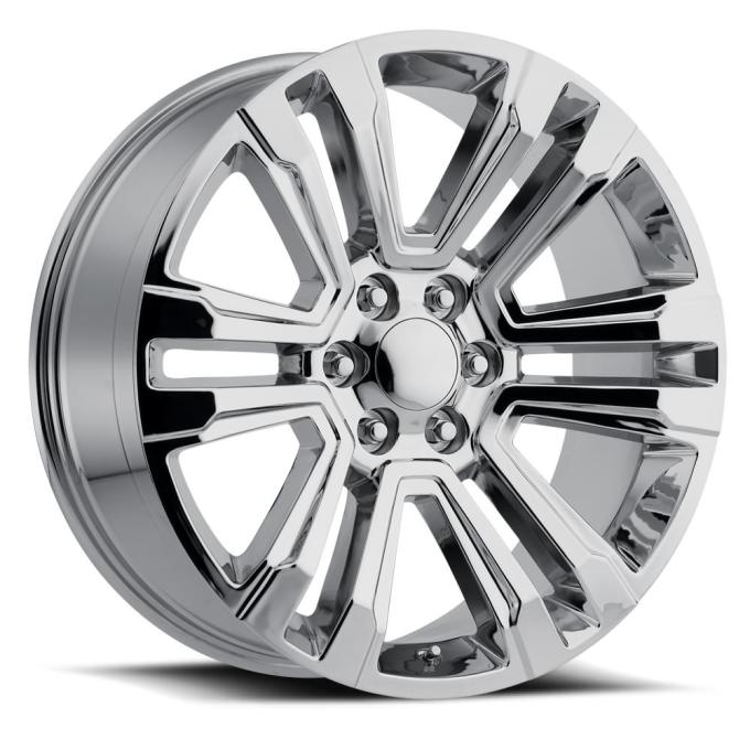Factory Reproductions FR 72 &ndash; Escalade Replica Wheels 22x9 6x5.5 +24 HB 78.1 2017 GMC Denali Chrome with Cap 72290246501
