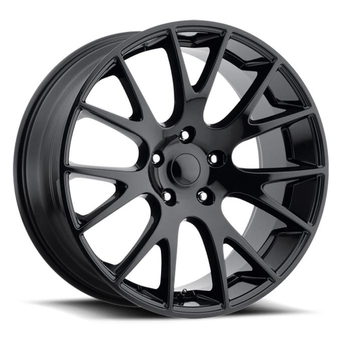 Factory Reproductions FR 70 &ndash; Ram Truck Hellcat Replica Wheels 20x9 5x5.5 +25.4 HB 77.8 Truck Hellcat Gloss Black with Cap 70090255502