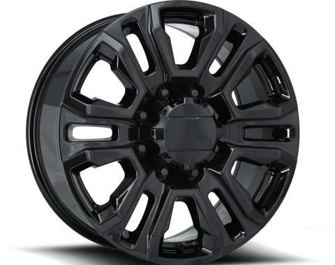 Factory Reproductions FR 275 &ndash; GMC Denali 2500 Replica Wheels Fr275 20x8.5 8x180 +47 HB 124.1 GMC Denali 2500 Gloss Black with Cap 275085478002