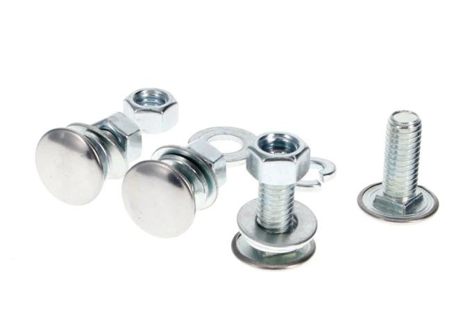 AMD Rear License Plate Bracket Bolt Set, 67-87 Chevy GMC C/K Pickup; 67-91 Suburban; 69-71 Blazer; 70-91 Jimmy X945-4067-S