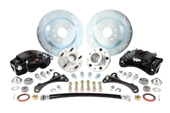 Classic Performance 13" Front Big Brake Kit For CPP 2.5" Modular Drop Spindles for 1960-1987 Chevy 1/2 Ton Truck 6087WBK-55213-5