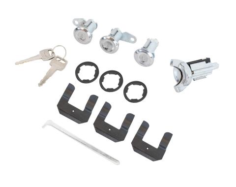 1970-1973 Ford Mustang Ignition / Door / Trunk Lock Set with Keys