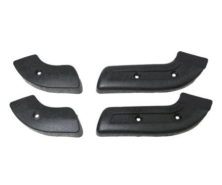 Dennis Carpenter Seat Hinge Cover Set - Black - 1967-77 Ford Bronco C7TZ-9661695-C1A