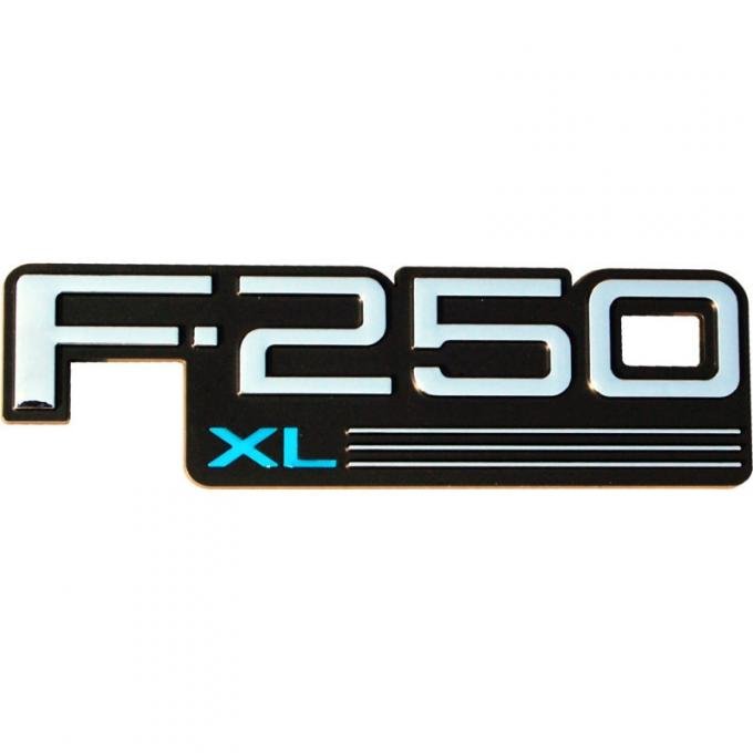 Dennis Carpenter Name Plate - Front Fender - "F-250 XL" - 1992-96 Ford Truck F3TZ-16720-E