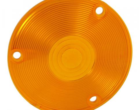 Dennis Carpenter Parklight Lens - Amber - Right or Left - 1957-58 Ford Truck     B7C-13208-AMB