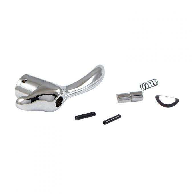 Dennis Carpenter Vent Window Handle Set w/Button - Right - 1953-55 Ford Truck BAAA-8122916-ST