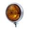 United Pacific 12V Vintage Chrome Fog Light, Amber Lens C364007