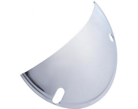 United Pacific 7" Stainless Steel Headlight Shield 21476