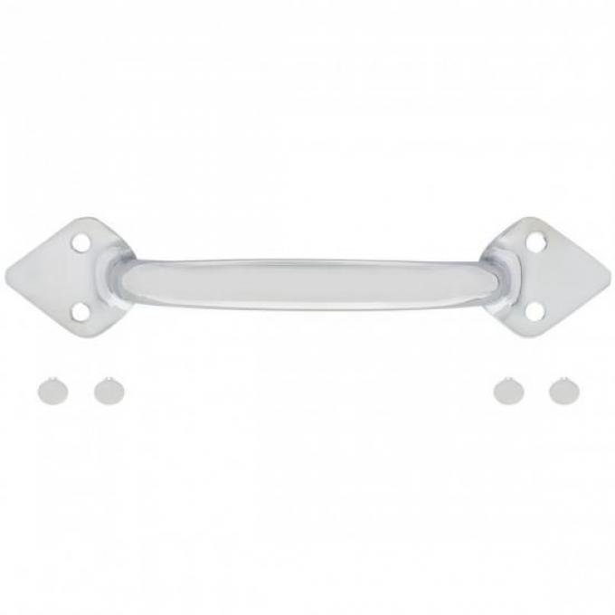 United Pacific Stainless Steel Hood Handle Set For 1928-32 Ford Car & 1932-34 Truck B20360