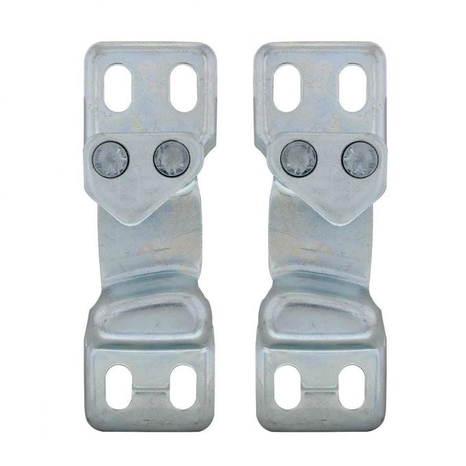 United Pacific Door Latch Striker Plates For 1952-59 Chevy & GMC Truck (Pair) 110193