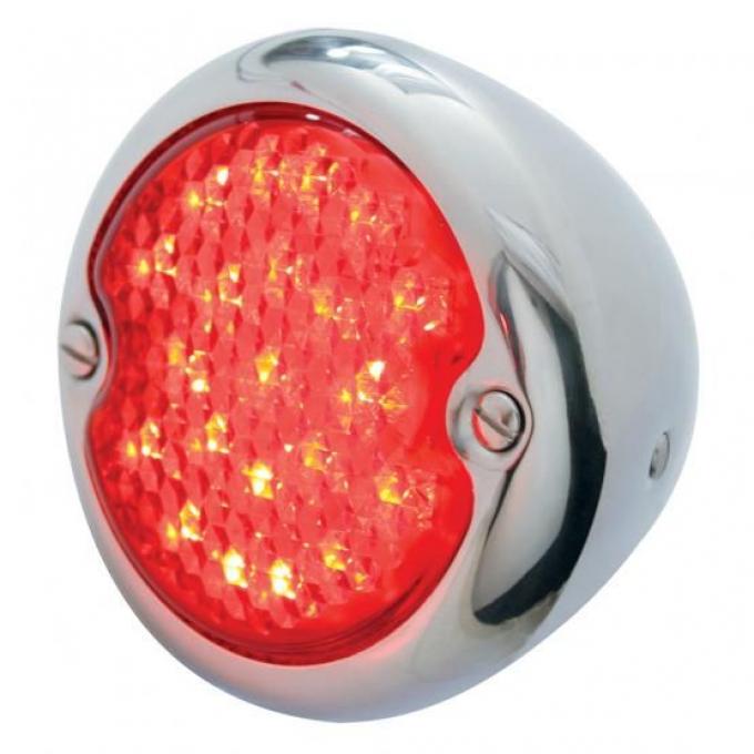 United Pacific 21 LED Tail Light w/Stainless Steel Housing For 1933-36 Ford Car & Truck - R/H FTL3336LED-AR