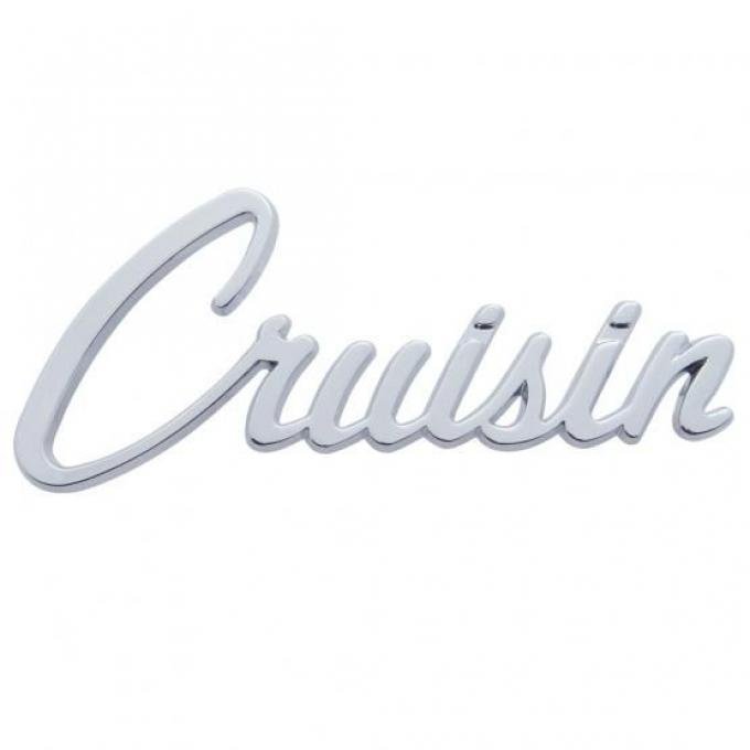 United Pacific Chrome Die-Cast "Cruisin" Emblem S1011