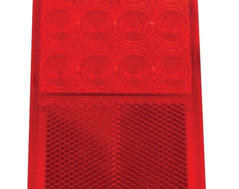United Pacific 20 LED Tail Light, Red Lens And Red LED For 1967-72 Chevy Truck Fleetside CTL6721LED