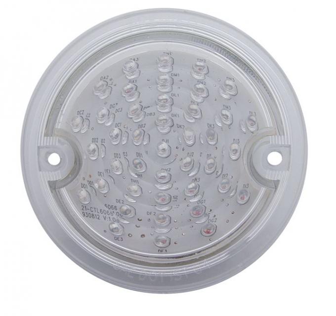 United Pacific 41 LED Tail Light Lens, Clear For 1960-66 Chevy & GMC Stepside Truck CTL6066C