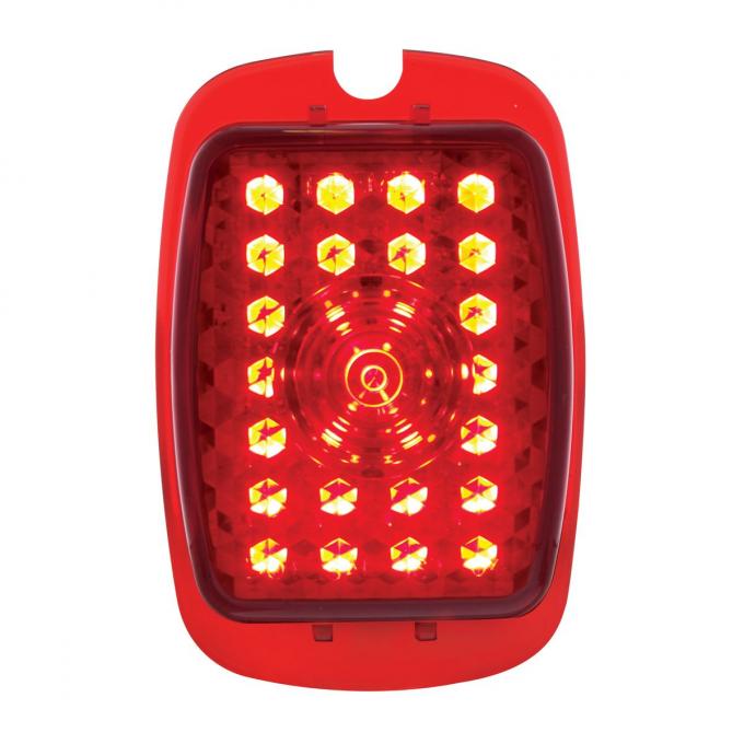 United Pacific 27 LED Tail Light Lens For 1937-38 Chevy Passenger Car & 1940-53 Truck - R/H CTL4053LED-R
