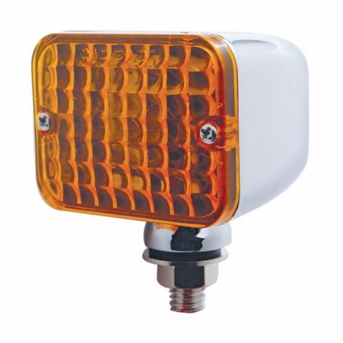 United Pacific Medium Rectangular Auxiliary Light - Amber 30329