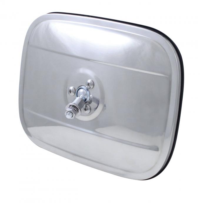United Pacific Polished Stainless Steel 6" X 8" Exterior Mirror Head For 1947-72 Chevy & GMC Truck C476902