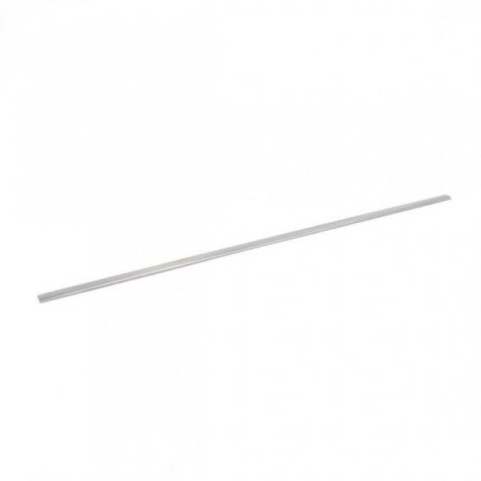 United Pacific Polished Stainless Steel Center Hood Hinge Strip, 32" For 1932 Ford Car & Truck B20351