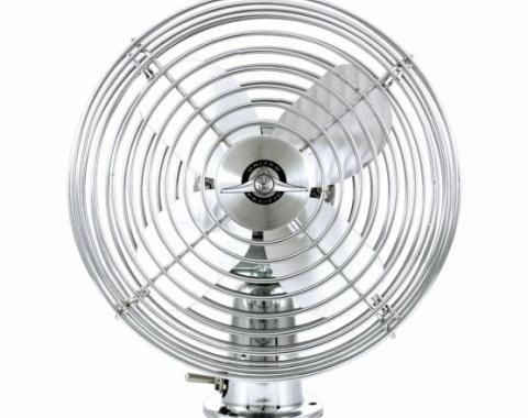 United Pacific Chrome 6" Heavy Duty Fan - 12V 40848