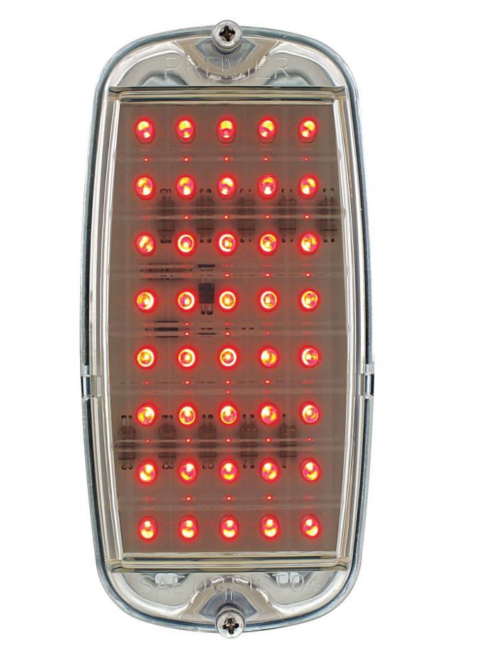 United Pacific 40 LED Tail Light Assembly W/Clear Lens For 1960-66 Chevy & GMC Fleetside Truck CTL6066FSC