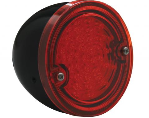 United Pacific LED Tail Light W/Black Housing & Red Lens For 1960-66 Chevy & GMC Stepside Truck CTL6066BR