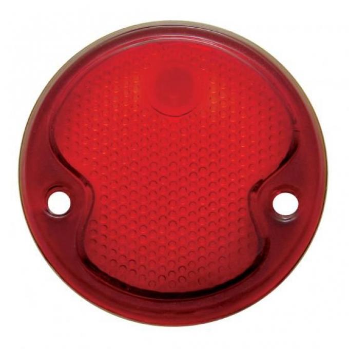 United Pacific Tail Light Glass Lens, Red For 1932 Ford Car & Truck A1023