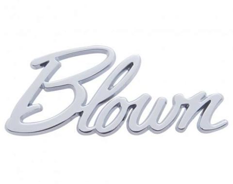 United Pacific Chrome Die-Cast "Blown" Emblem S1010