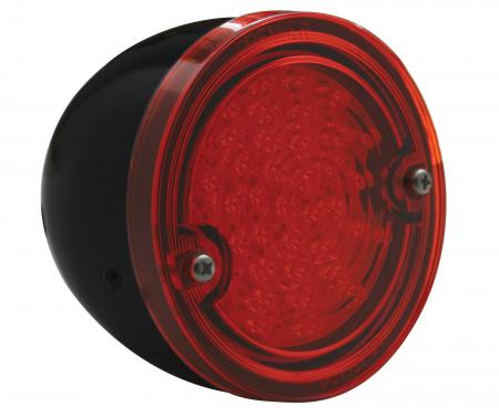 United Pacific LED Tail Light W/Black Housing & Red Lens For 1960-66 Chevy & GMC Stepside Truck CTL6066BR
