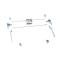 AMD Tailgate Component Kit, 12pcs, Chrome Handle, 73-79 Ford Truck 927-4573-11CS