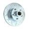 Classic Performance Front Disc Brake Kit for OEM Drum Brake Spindles for 1948-1956 Ford 1/2 Ton Truck, 5x4.5, 11" Rotors, Wilwood Red Calipers, Drilled/Slotted 4856WBK-4.5WWR