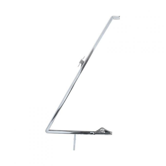 Dennis Carpenter Vent Window Inner Frame - RH - Stainless Steel - 1966-77 Ford Bronco C8TZ-9621608-SS