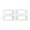 Dennis Carpenter Side Marker Light to Body Pads - 1970-77 Ford Bronco D0UZ-15A201-PAD