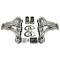 Corvette Tight Tuck Headers, 283/327/350, Ceramic Coated, 1956-1982
