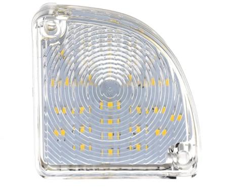 AMD Back-Up Lamp Lens, Clear, 30 White LED, RH, 67-72 Chevy GMC Fleetside Truck Blazer Jimmy X955-4067-2DR