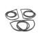 AMD Door Weatherstrip Seals, 3pcs Front and Rear, Glue On, 67-72 Chevy GMC CK Suburban X580-4267-1S