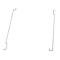 AMD Tailgate Rods, Pair, 76-91 Chevy GMC C/K Squarebody Fleetside Truck Blazer Jimmy X927-4081-2P
