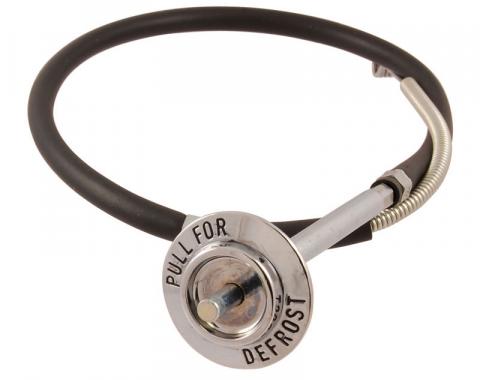 Dennis Carpenter Heater Air Control Bezel and Cable - 1968-72 Ford Bronco C8TZ-18552-A