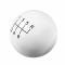 Hurst Shift Knob, 6 Speed, White 1630040
