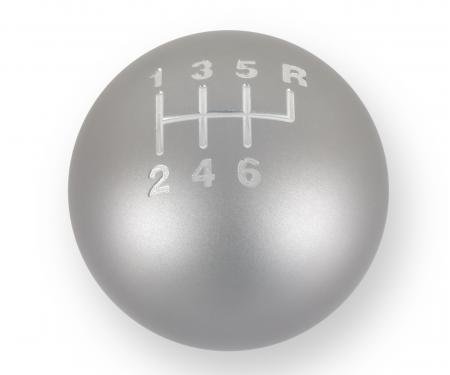 Hurst Billet Shift Knob, 6-Speed Pattern, Matte Grey 163603HST