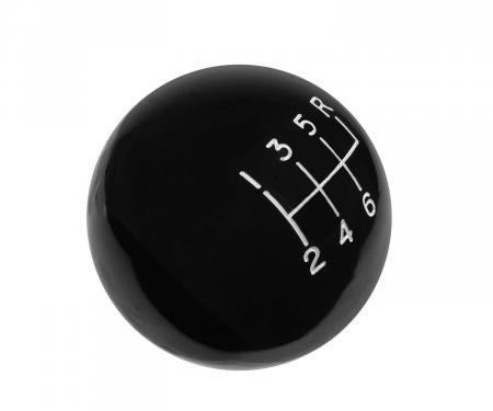 Hurst Shift Knob, 6-Speed, Black 1630140