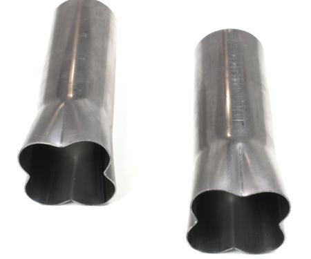 Patriot Exhaust 4 into 1 Formed Collectors for 1 5/8" Primary Tubing, 2 1/2" Collector Diameter / 10" Length H7671