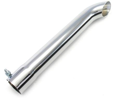 Patriot Exhaust Motorcycle Turn Down Chrome Exhaust Tip, 13", 1 5/8" Inlet Diameter / 1 5/8" Outlet Diameter H2964