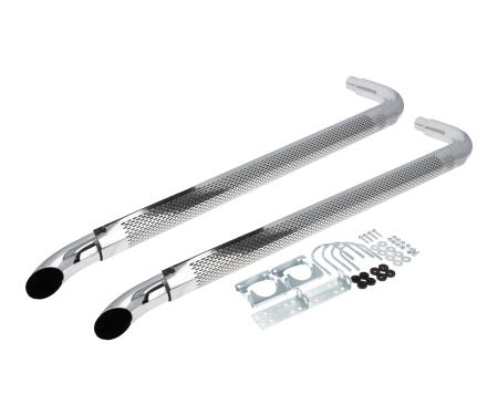 Patriot Exhaust Shielded Side Pipe Exhaust, 80" Length H1080