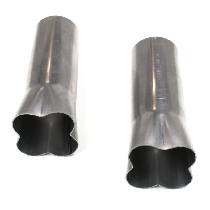 Patriot Exhaust 4 into 1 Formed Collectors for 1 5/8" Primary Tubing, 2 1/2" Collector Diameter / 10" Length H7671