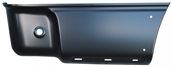Key Parts '04-'14 Lower Rear Bed Section, with Molding Holes, Passenger's Side 1988-132