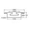 Race Ramps 4 VersaTie Recess-Mounted Track with Flanged Edge (Series 4) 240048