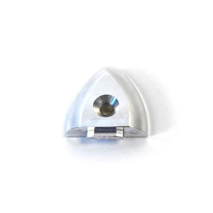 Race Ramps Arrowhead End Cap for Wide Contoured, Surface-Mounted VersaTie Track (Series 3) 463007-1