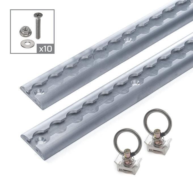 Race Ramps 2 VersaTie Surface-Mounted Track Kit with Wide Contour Edge (Series 3) 522324