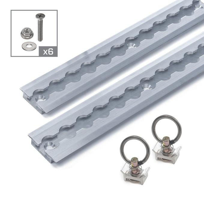 Race Ramps VersaTie Recess-Mounted Track Kit with Flanged Edge (Series 4) 522412