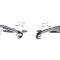 AMD Outside Door Handle Kit, 53-60 F100 F250 F350 Pickup Truck X530-4553-S